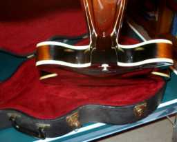 Epiphone Sheraton by Gibson 1980's Vintage Sunburst w-orig case neck heel.jpg